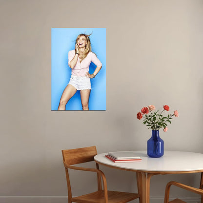 Hilary Duff Celebrity American Singer Movie Actor Poster Wall Art Print Home Wall Decor