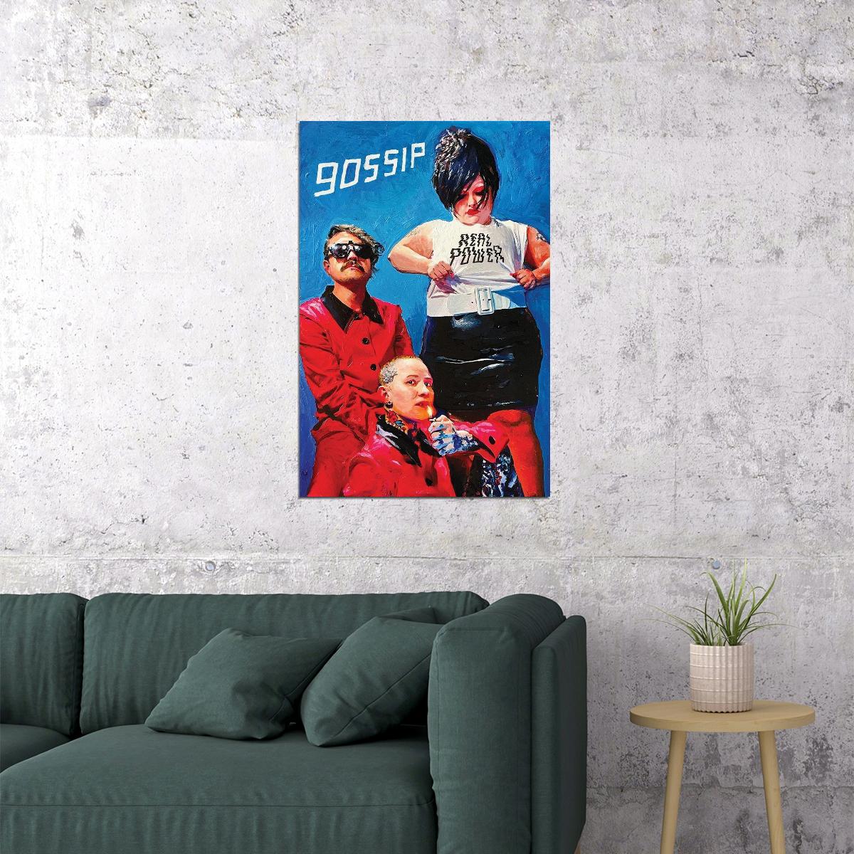 Gossip Real Power Celebrity American Rock Band Poster Wall Art Print Home Wall Decor - xonomax