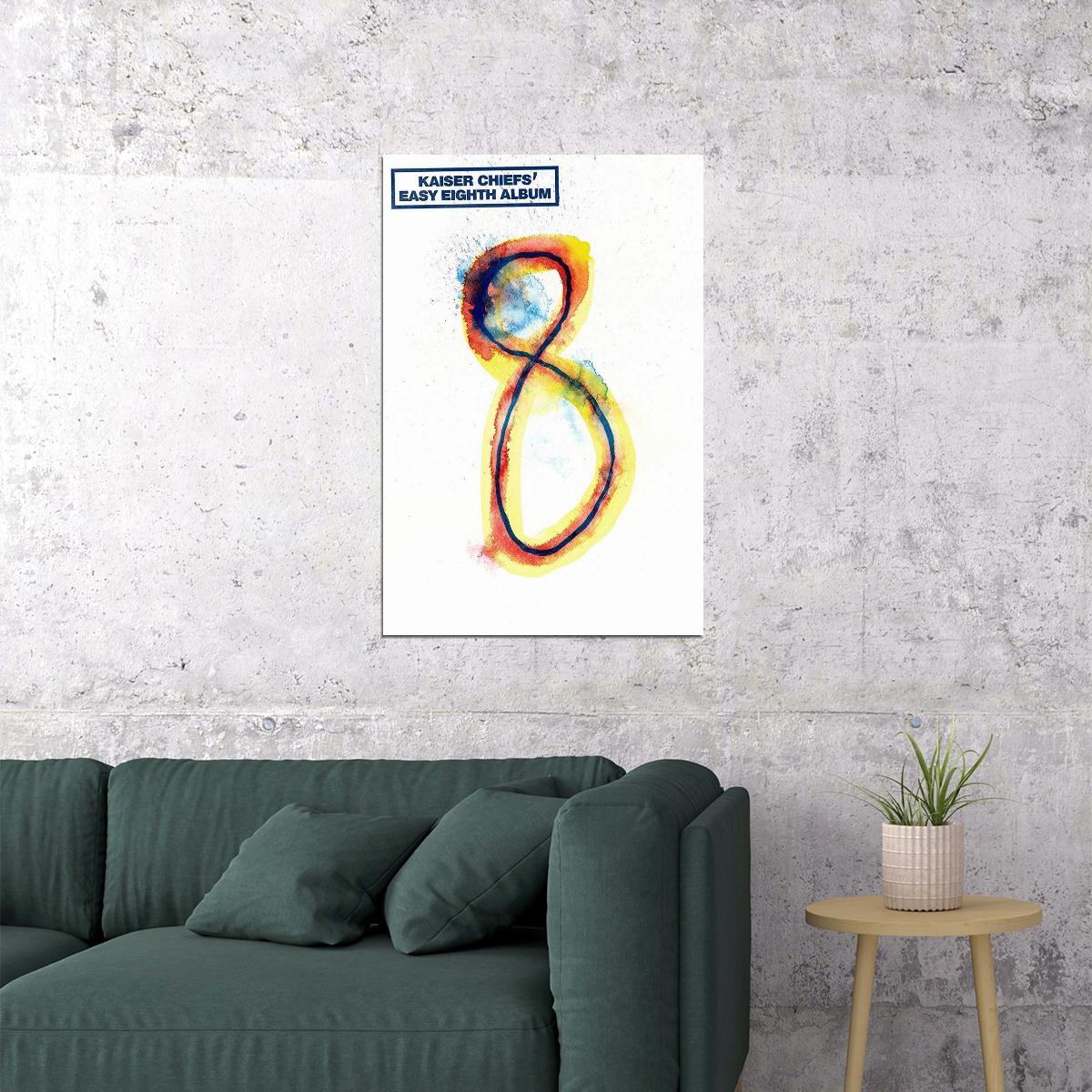 Kaiser Chiefs Kaiser Chiefs' Easy Eighth Music Album Poster Wall Art Print Home Wall Decor - xonomax