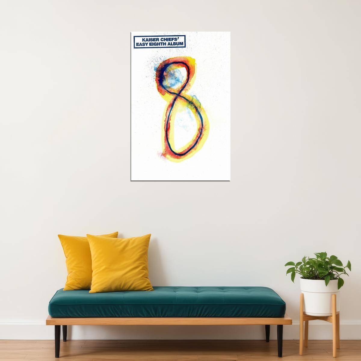 Kaiser Chiefs Kaiser Chiefs' Easy Eighth Music Album Poster Wall Art Print Home Wall Decor - xonomax