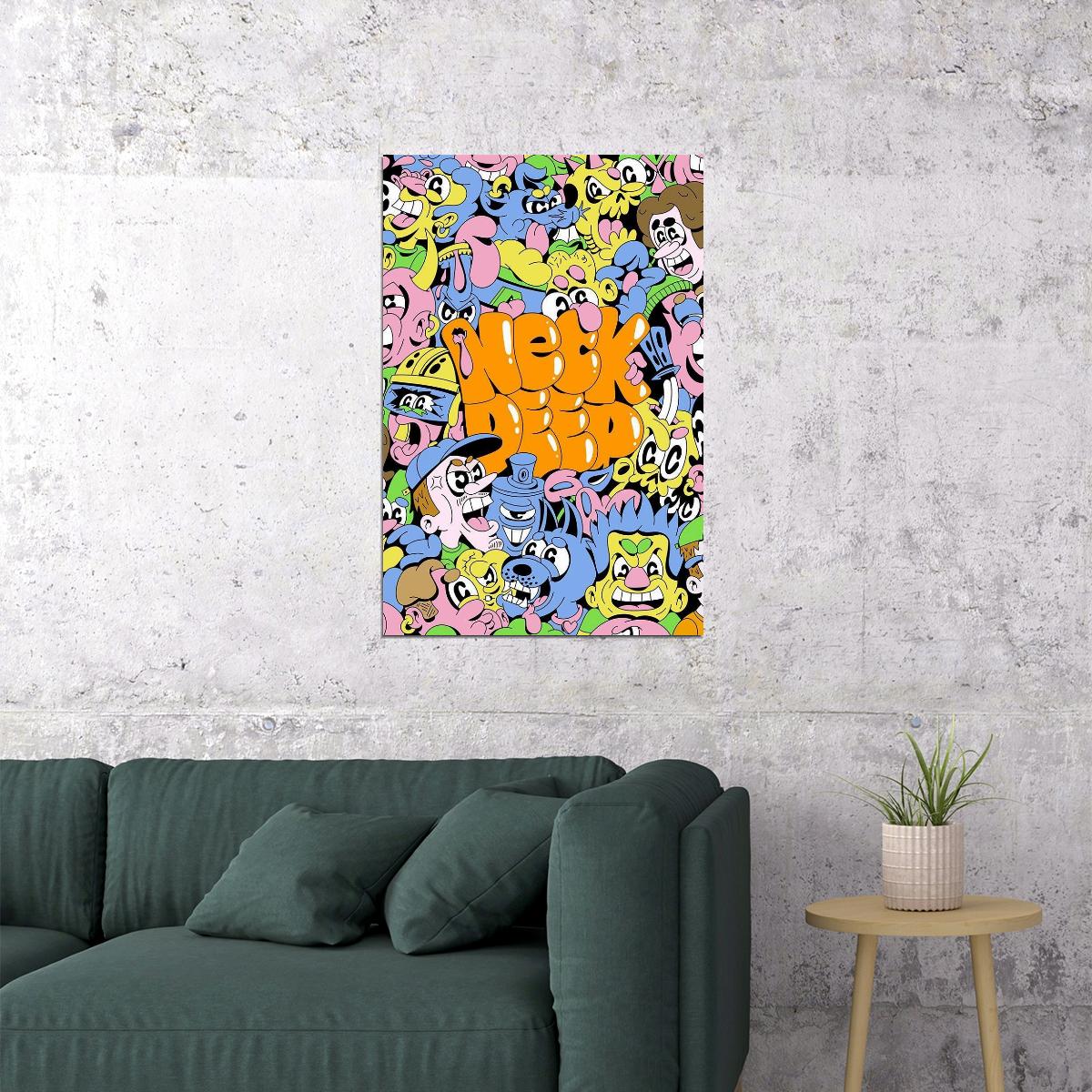 Neck Deep Celebrity British Music Band Album Poster Wall Art Print Home Wall Decor - xonomax