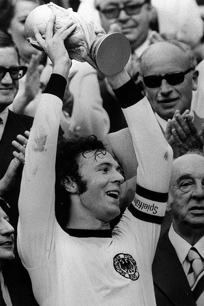 Franz Beckenbauer German Legend Lifting Cup Rip Sport Gift Poster Wall Art Print Home Wall Decor - xonomax