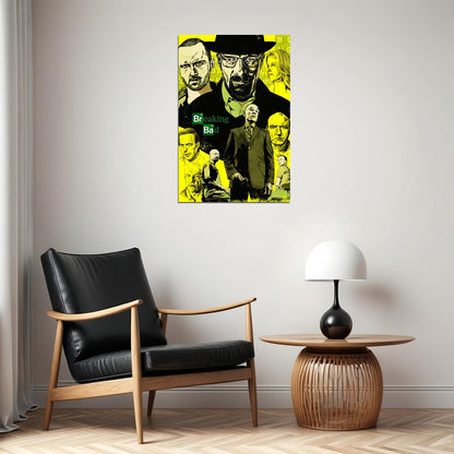 Breaking Bad Tv Series Drama Crime Action Poster Wall Art Print Home Wall Decor - xonomax