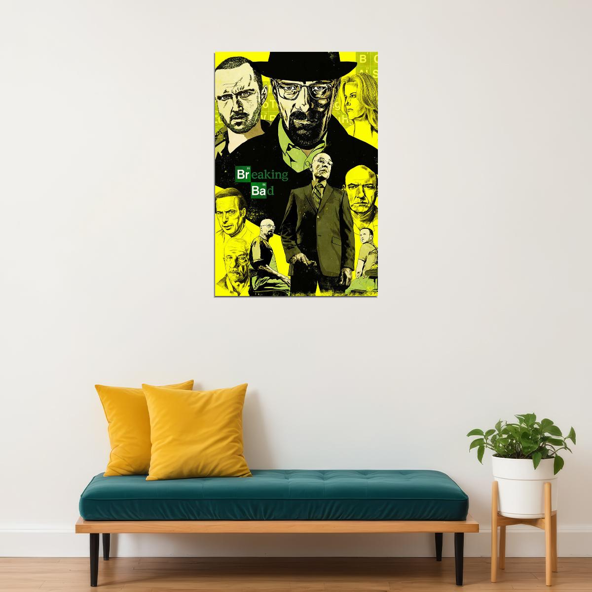 Breaking Bad Tv Series Drama Crime Action Poster Wall Art Print Home Wall Decor - xonomax