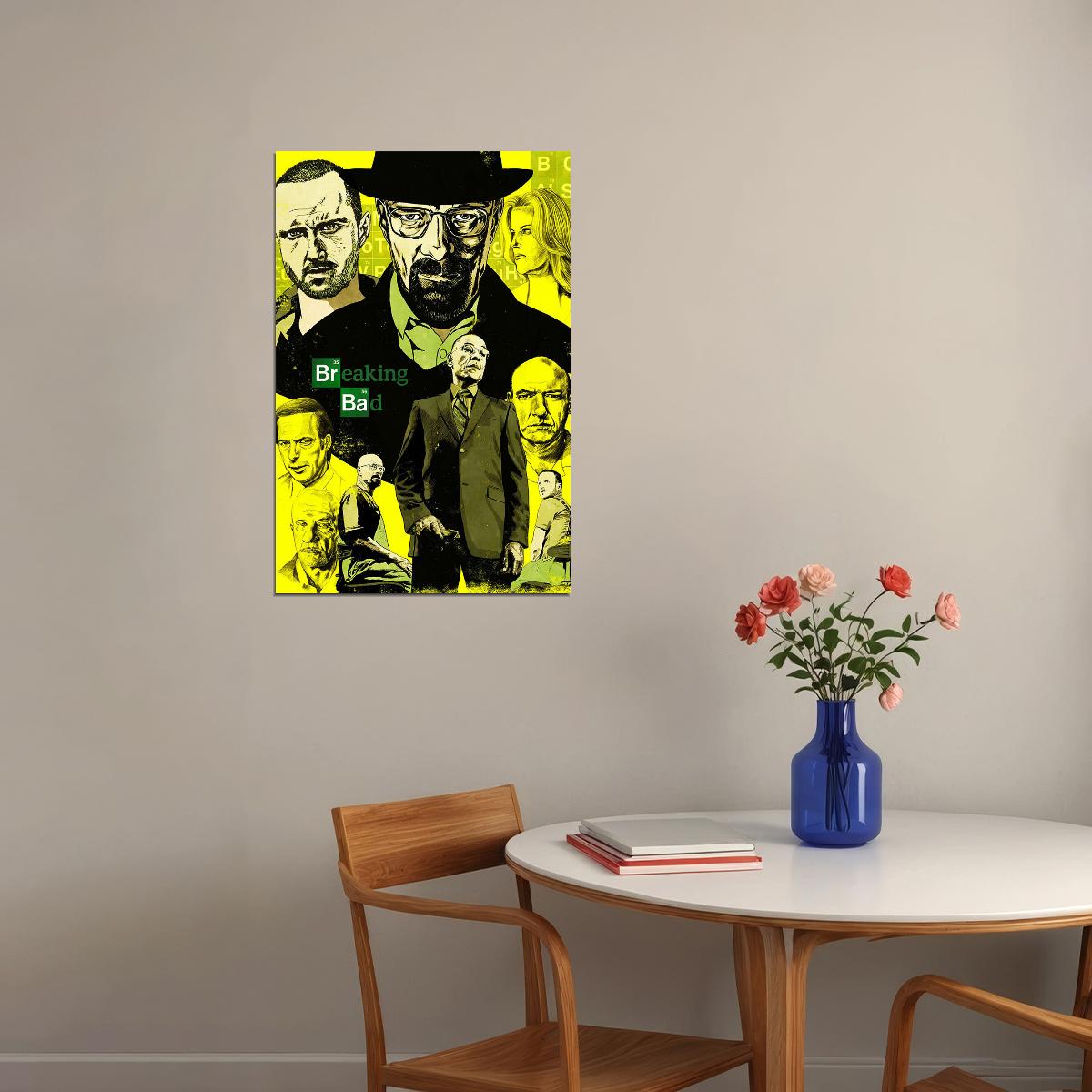 Breaking Bad Tv Series Drama Crime Action Poster Wall Art Print Home Wall Decor - xonomax