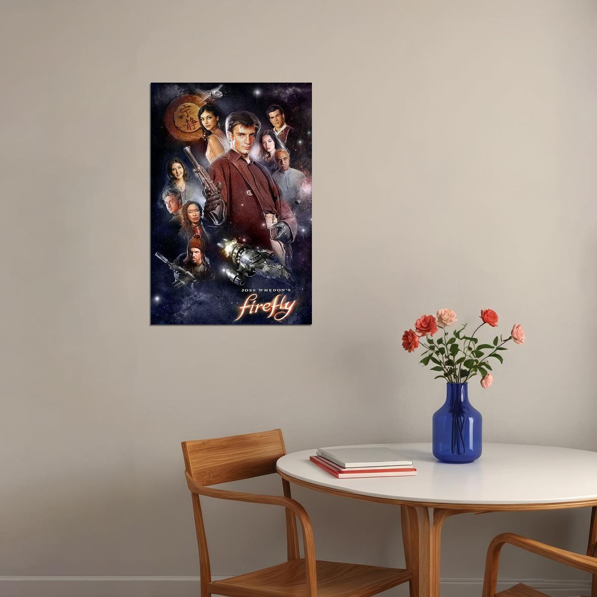 Firefly Science Fiction Tv Series Classic Movie Drama Poster Wall Art Print Home Wall Decor - xonomax