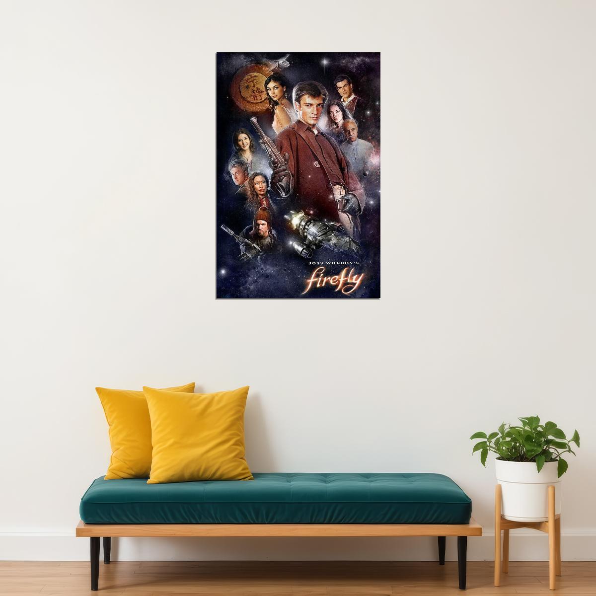 Firefly Science Fiction Tv Series Classic Movie Drama Poster Wall Art Print Home Wall Decor - xonomax