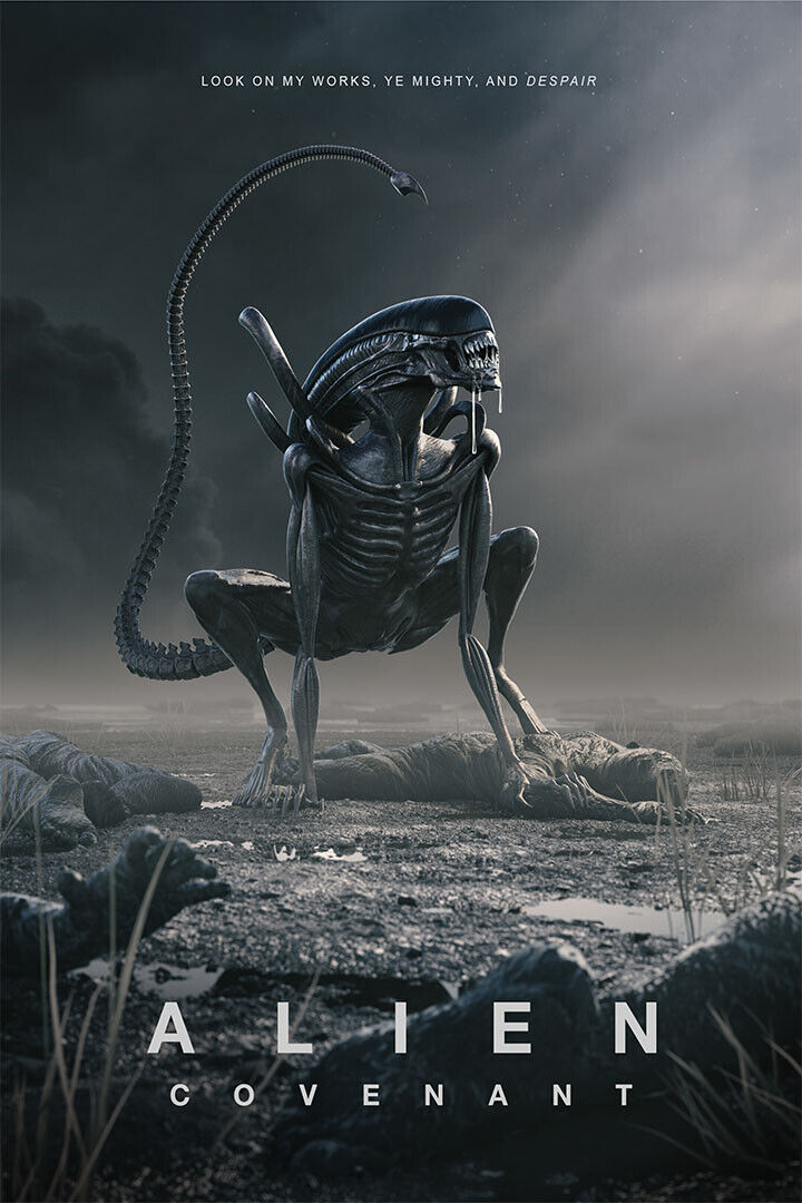 Alien Covenant Hot Movie Horror Thriller Action Poster Wall Art Print Home Wall Decor - xonomax