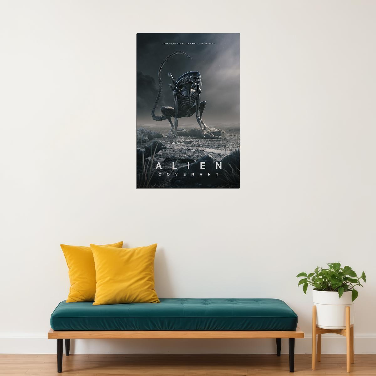 Alien Covenant Hot Movie Horror Thriller Action Poster Wall Art Print Home Wall Decor - xonomax