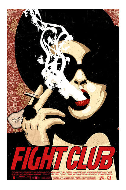 Fight Club Classic Movie Adventure Action Poster Wall Art Print Home Wall Decor - xonomax