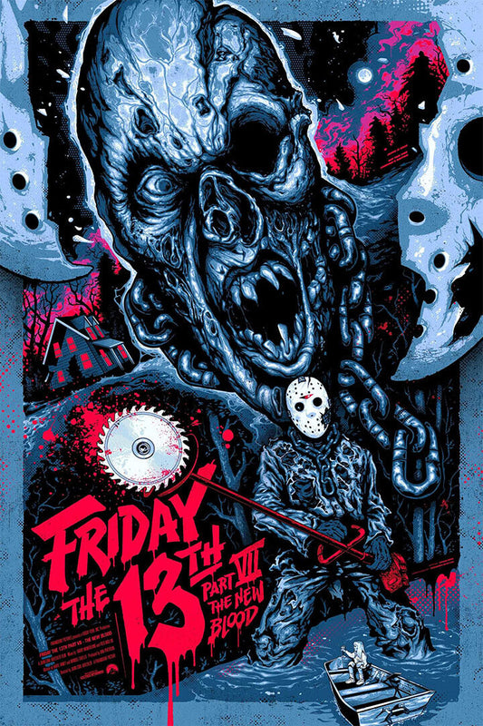 Friday The 13th Movie Horror Mystery Thriller Poster Wall Art Print Home Wall Decor - xonomax