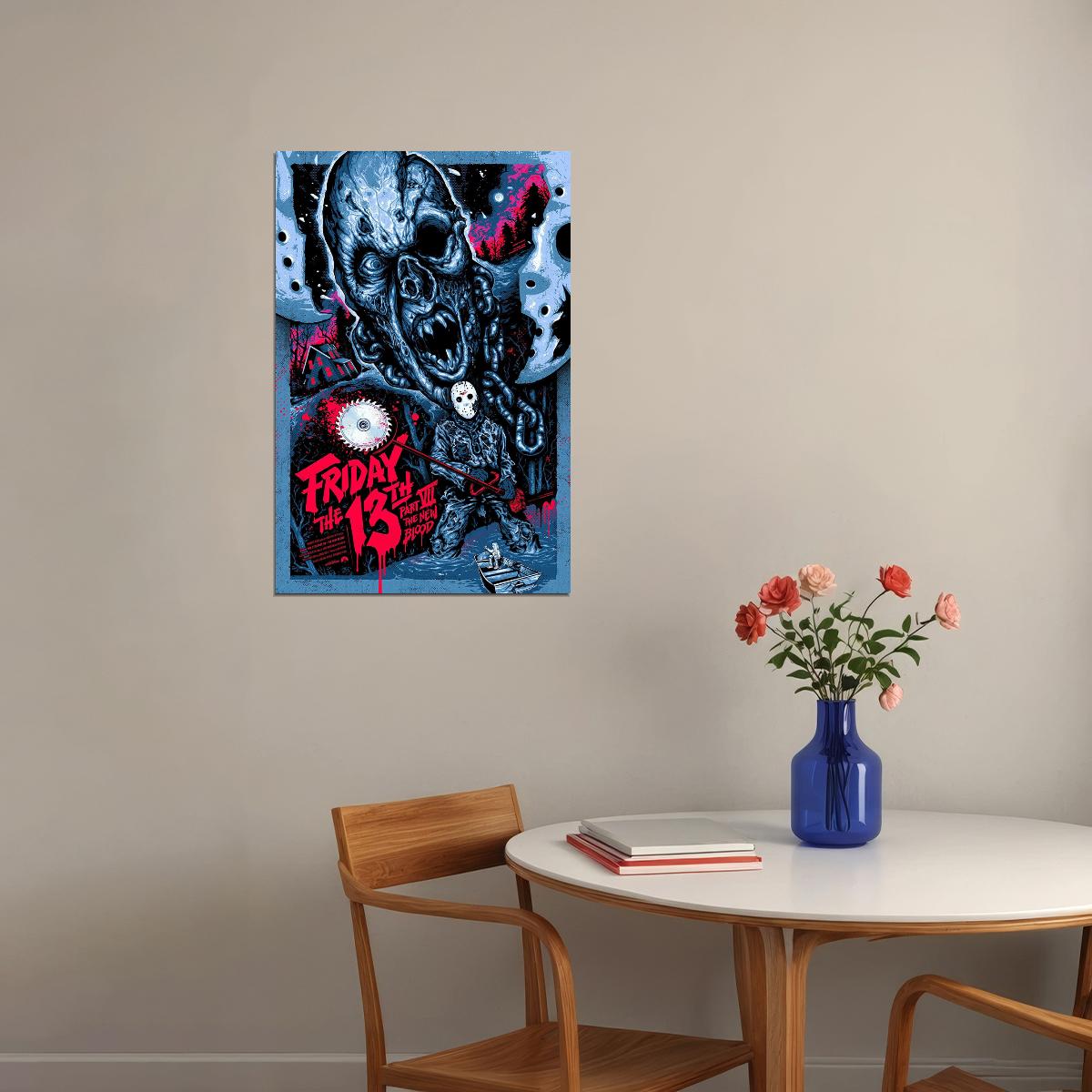 Friday The 13th Movie Horror Mystery Thriller Poster Wall Art Print Home Wall Decor - xonomax