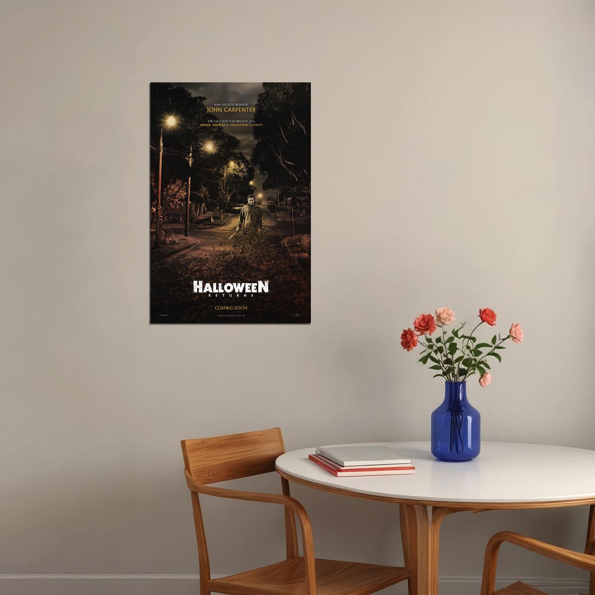 Halloween Movie Horror Thriller Adventure Poster Wall Art Print Home Wall Decor - xonomax