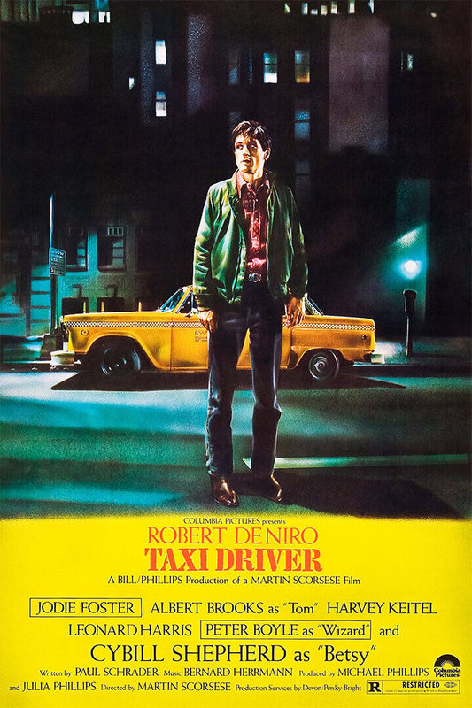 Taxi Driver 1976 Movie Crime Drama Action Poster Wall Art Print Home Wall Decor - xonomax