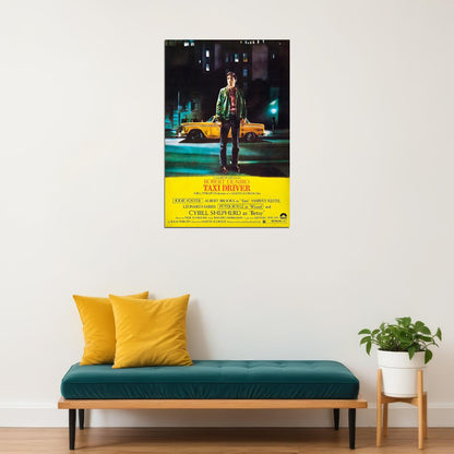 Taxi Driver 1976 Movie Crime Drama Action Poster Wall Art Print Home Wall Decor - xonomax