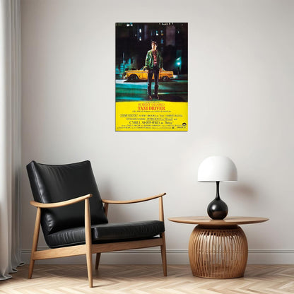 Taxi Driver 1976 Movie Crime Drama Action Poster Wall Art Print Home Wall Decor - xonomax