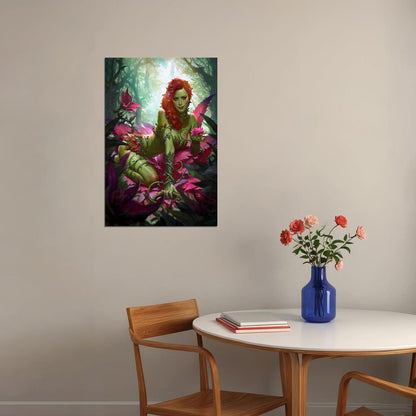 Poison Ivy Cartoon Girl Manga Picture Poster Wall Art Print Home Wall Decor - xonomax