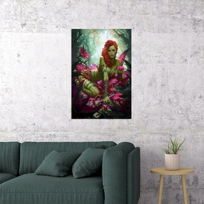 Poison Ivy Cartoon Girl Manga Picture Poster Wall Art Print Home Wall Decor - xonomax