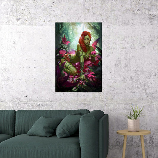 Poison Ivy Cartoon Girl Manga Picture Poster Wall Art Print Home Wall Decor - xonomax