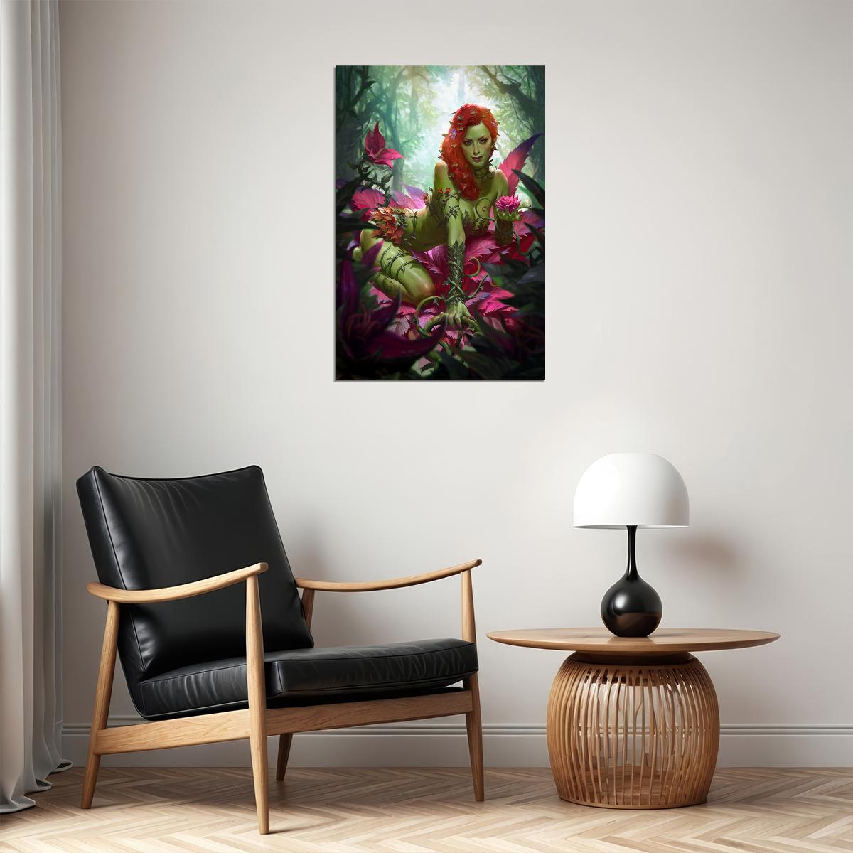 Poison Ivy Cartoon Girl Manga Picture Poster Wall Art Print Home Wall Decor - xonomax