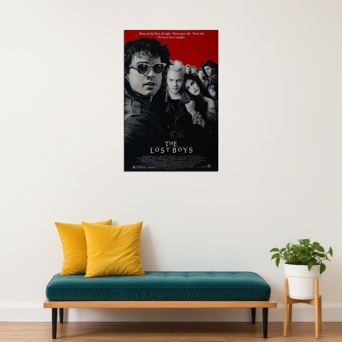 The Lost Boys Classic Movie Comedy Horror Poster Wall Art Print Home Wall Decor - xonomax