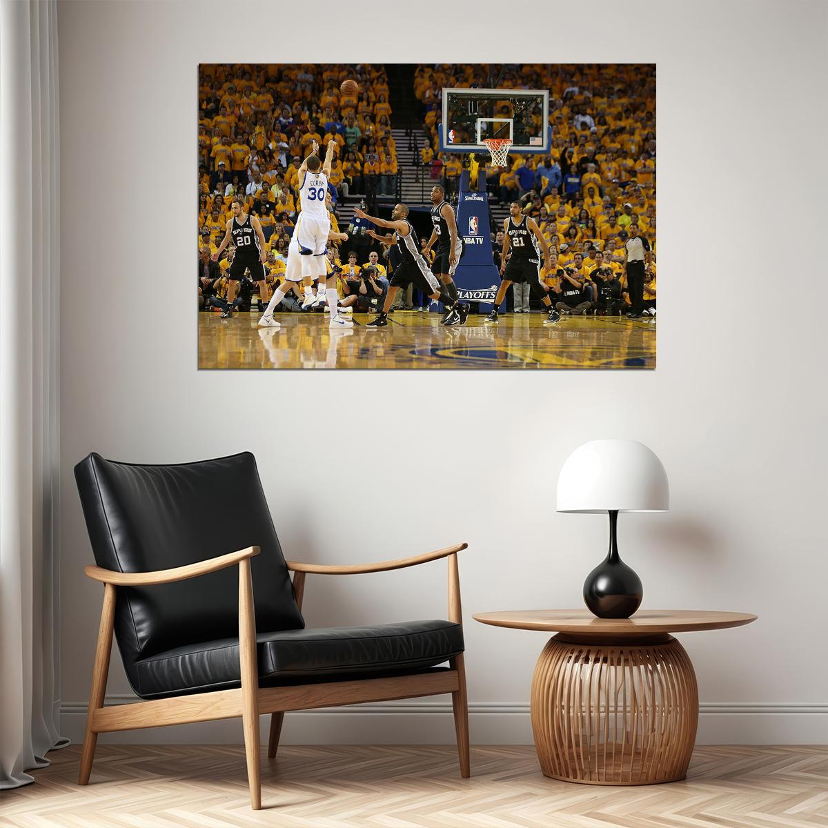 Stephen Curry Basketball Player Sports Poster Wall Art Print Home Wall Decor - xonomax