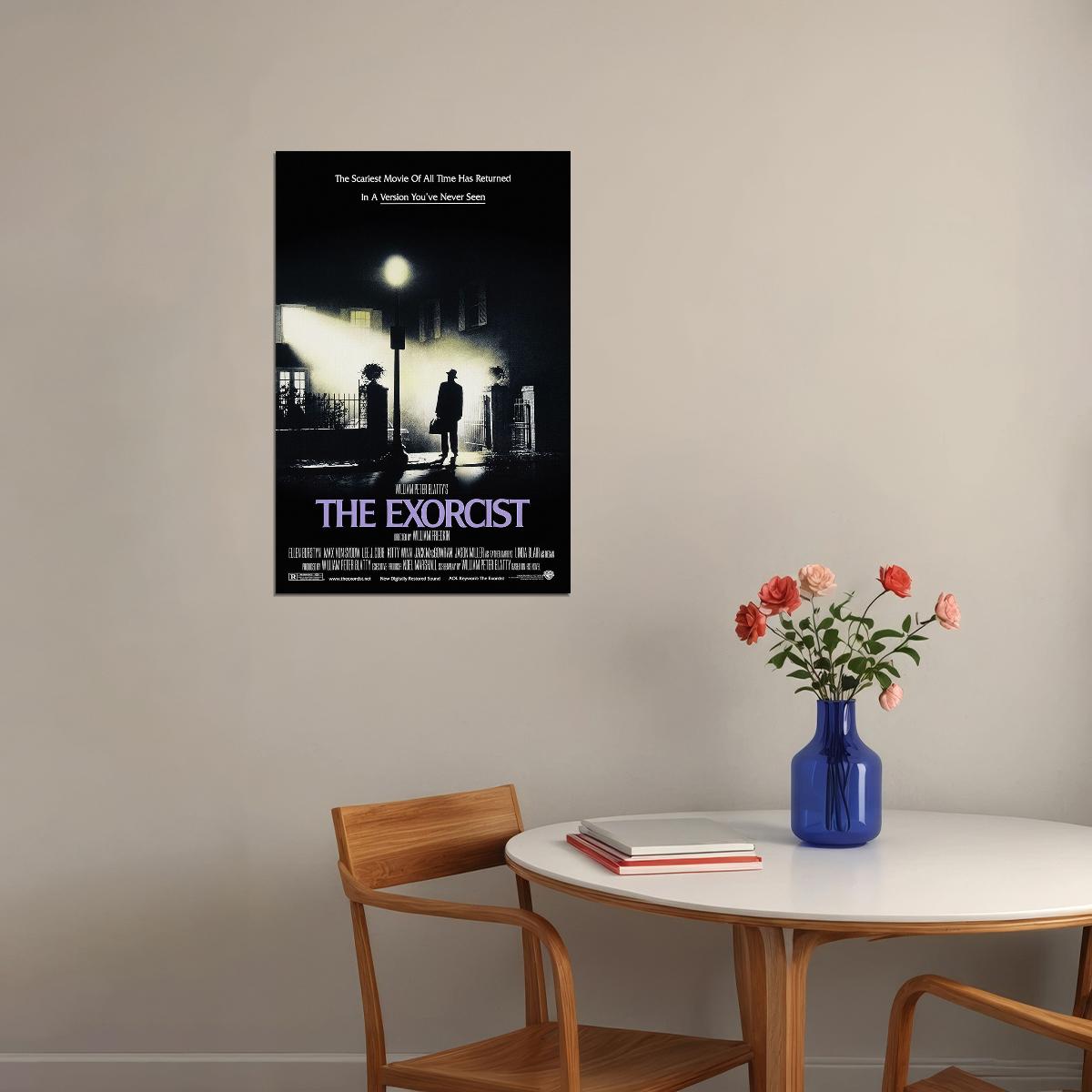 The Exorcist Classic Movie Horror Thriller Action Poster Wall Art Print Home Wall Decor - xonomax