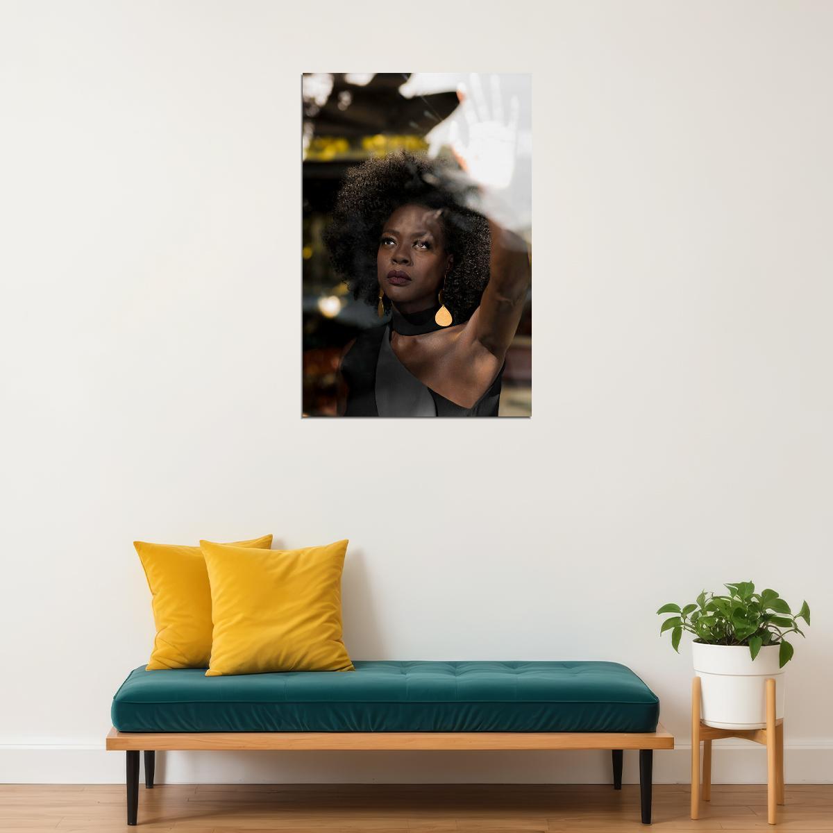 Viola Davis American Actress And Film Producer Poster Wall Art Print Home Wall Decor - xonomax