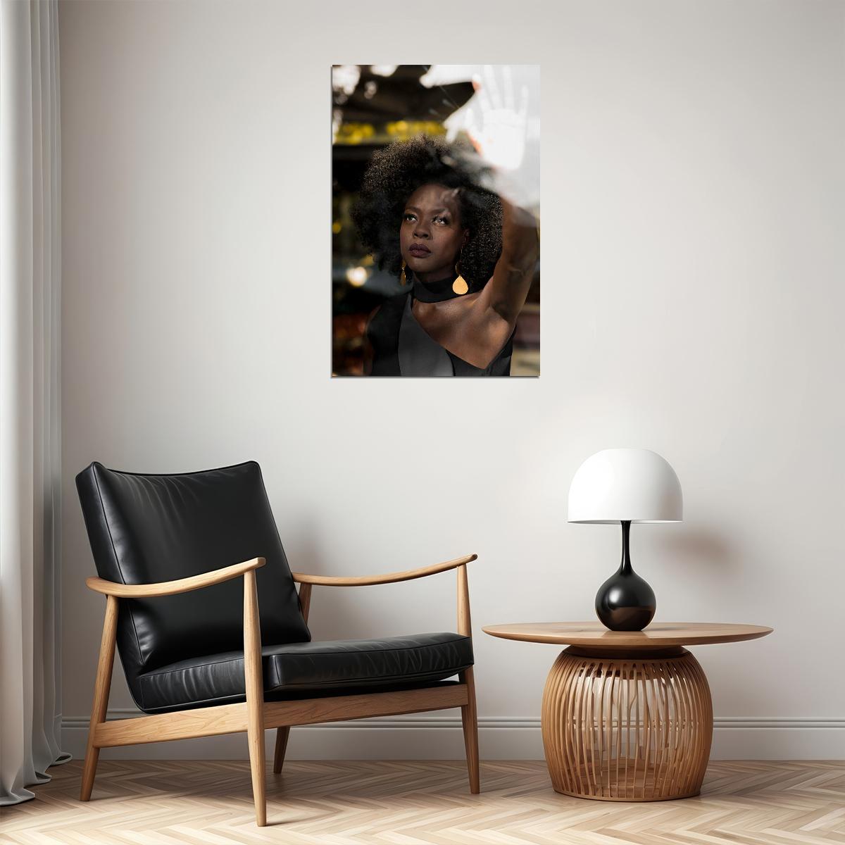Viola Davis American Actress And Film Producer Poster Wall Art Print Home Wall Decor - xonomax