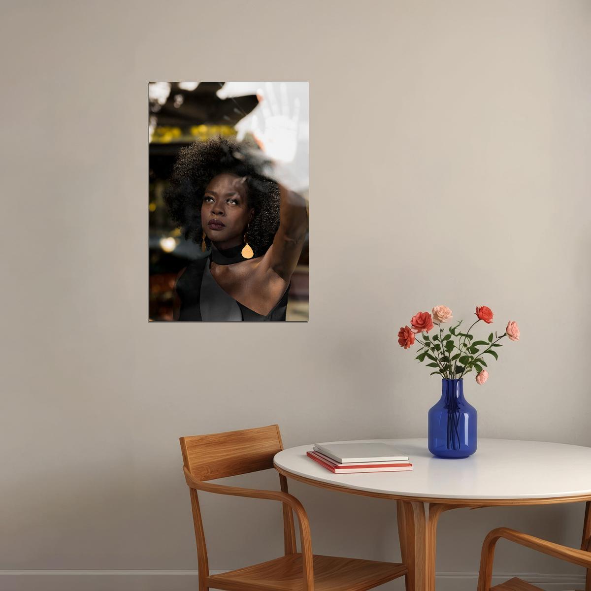 Viola Davis American Actress And Film Producer Poster Wall Art Print Home Wall Decor - xonomax