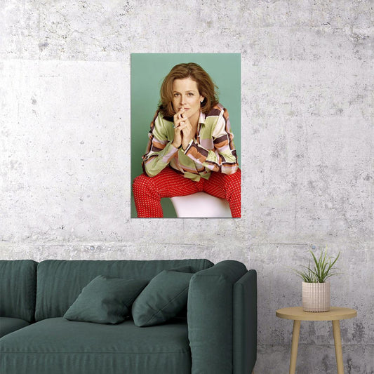Sigourney Weaver American Actress And Film Producer Poster Wall Art Print Home Wall Decor - xonomax