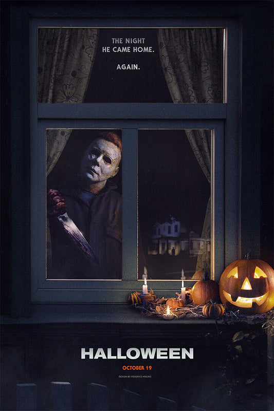 Halloween Movie Cover Thriller Action Poster Wall Art Print Home Wall Decor - xonomax