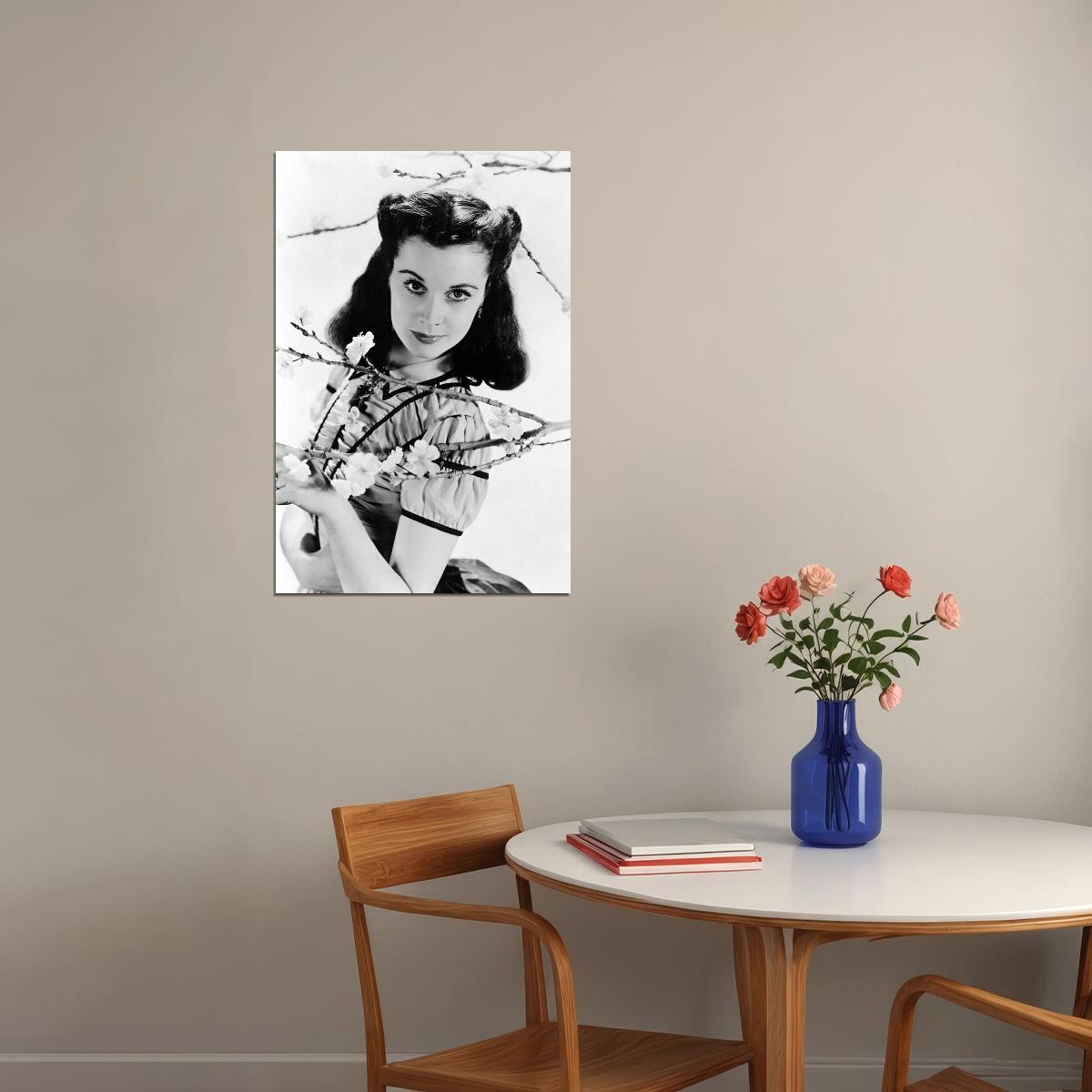 Vivien Leigh British Actress Artist Actor Poster Wall Art Print Home Wall Decor - xonomax