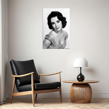 Elizabeth Taylor British-American Actress And Artist Poster Wall Art Print Home Wall Decor - xonomax