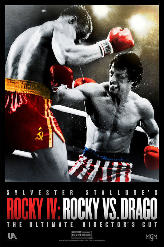 Rocky 4 Movie Drama Sport Adventure Poster Wall Art Print Home Wall Decor