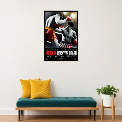 Rocky 4 Movie Drama Sport Adventure Poster Wall Art Print Home Wall Decor