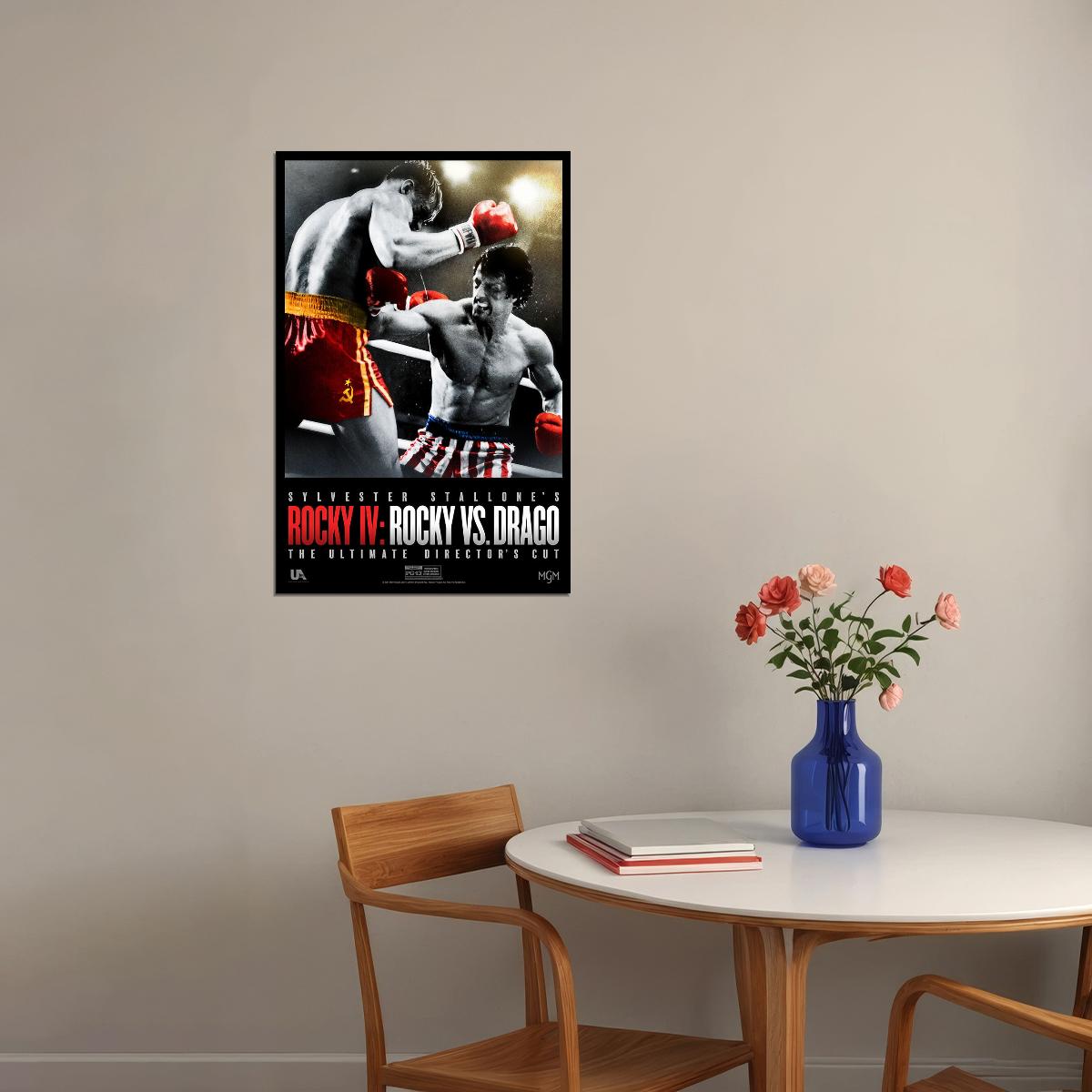 Rocky 4 Movie Drama Sport Adventure Poster Wall Art Print Home Wall Decor