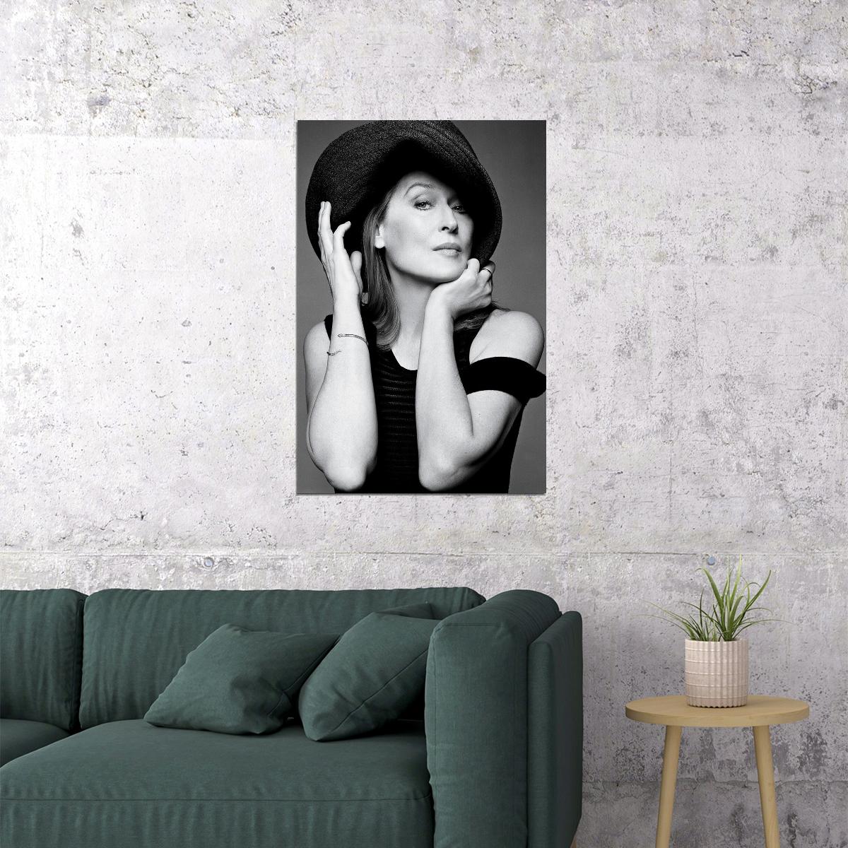 Meryl Streep American Actress And Artist Poster Wall Art Print Home Wall Decor - xonomax