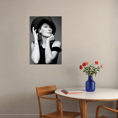 Meryl Streep American Actress And Artist Poster Wall Art Print Home Wall Decor - xonomax