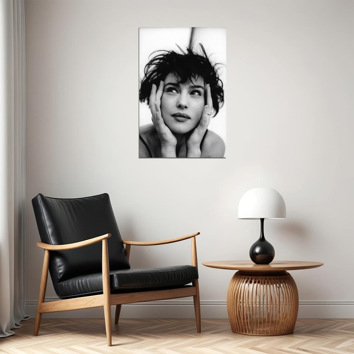 Italian Artist Actress And Former Model Monica Bellucci Poster Wall Art Print Home Wall Decor - xonomax