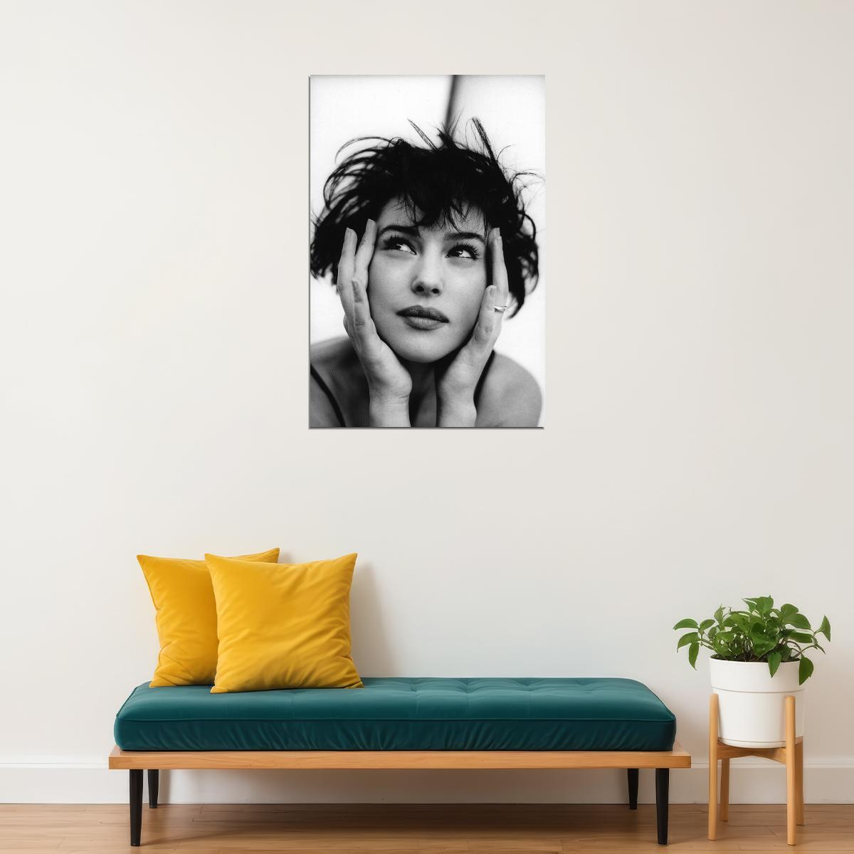 Italian Artist Actress And Former Model Monica Bellucci Poster Wall Art Print Home Wall Decor - xonomax