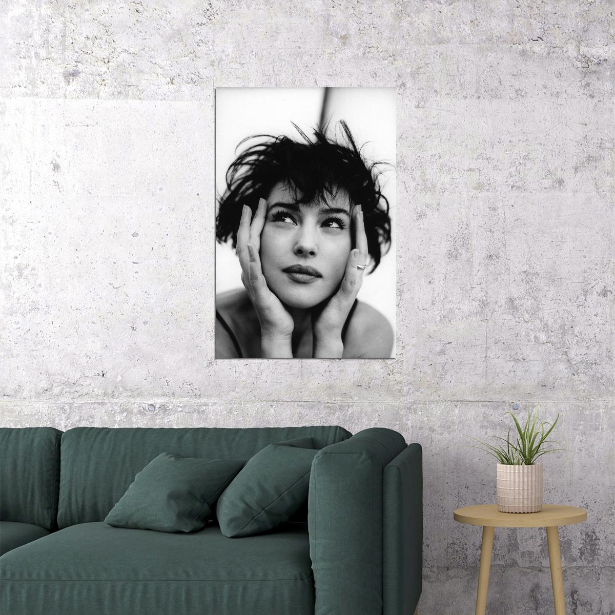 Italian Artist Actress And Former Model Monica Bellucci Poster Wall Art Print Home Wall Decor - xonomax