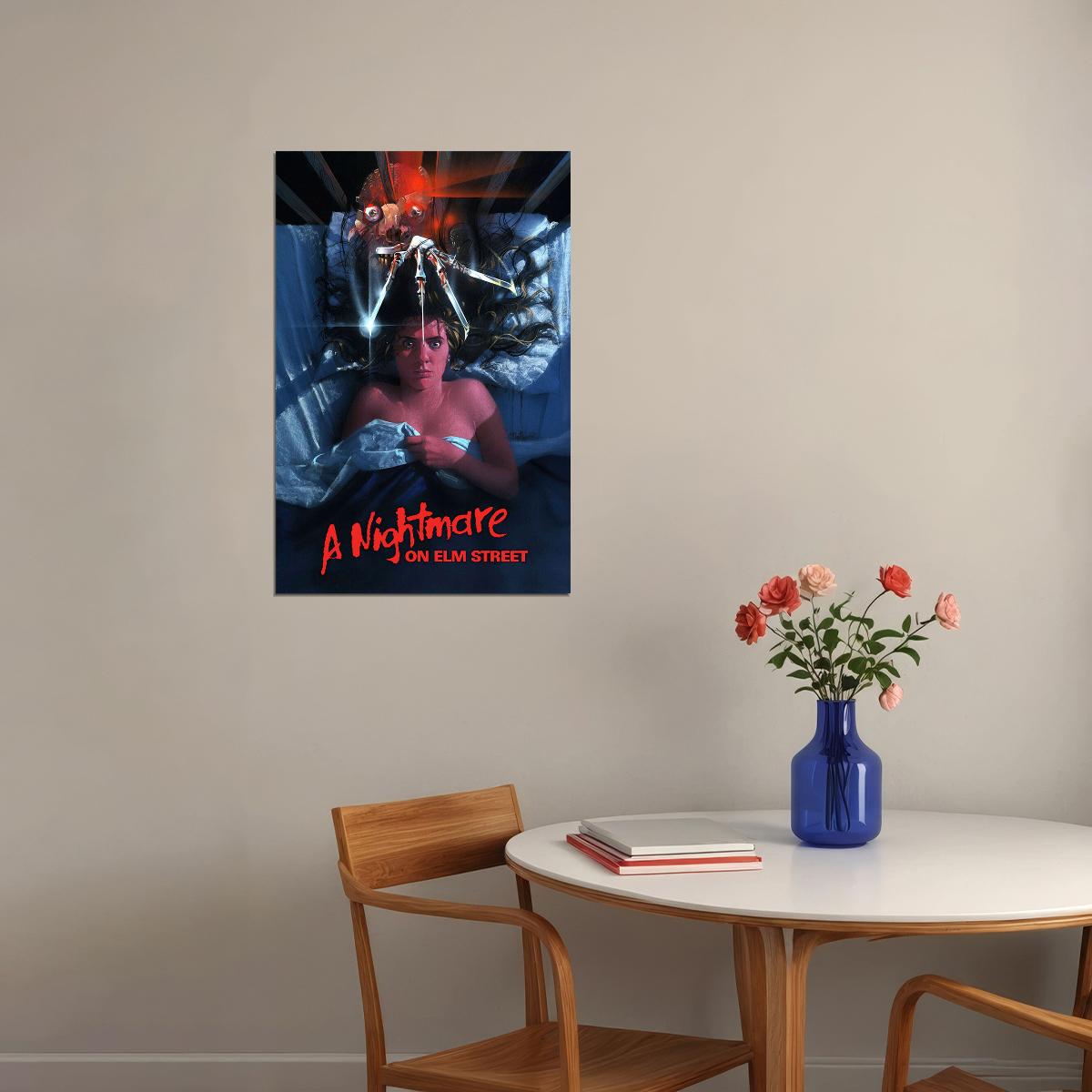 A Nightmare On Elm Street Movie Mystery Horror Poster Wall Art Print Home Wall Decor - xonomax