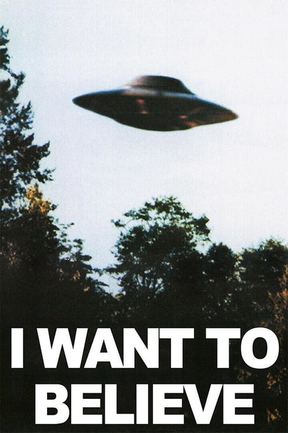 The X-files I Want To Believe Movie Drama Horror Crime Poster Wall Art Print Home Wall Decor - xonomax