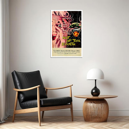 Not Of This Earth Movie Horror Science Fiction Action Poster Wall Art Print Home Wall Decor - xonomax