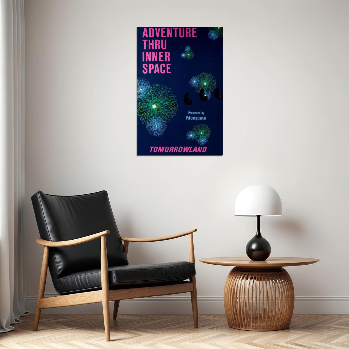 Adventure Thru Inner Space Tomorrowland Fun Center Poster Wall Art Print Home Wall Decor - xonomax