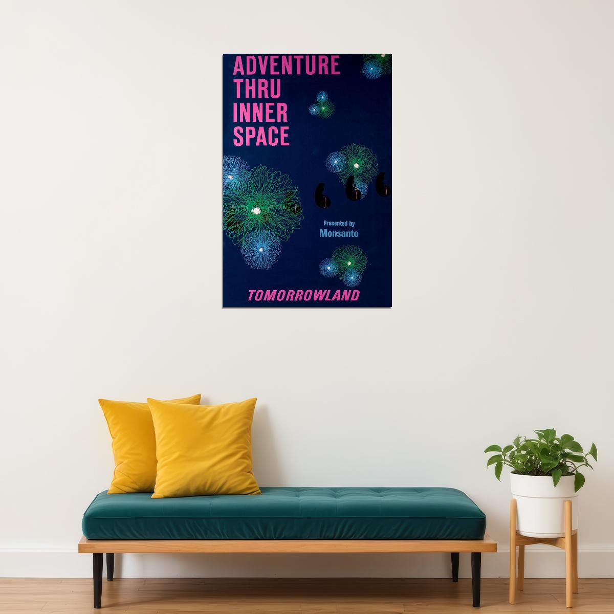 Adventure Thru Inner Space Tomorrowland Fun Center Poster Wall Art Print Home Wall Decor - xonomax