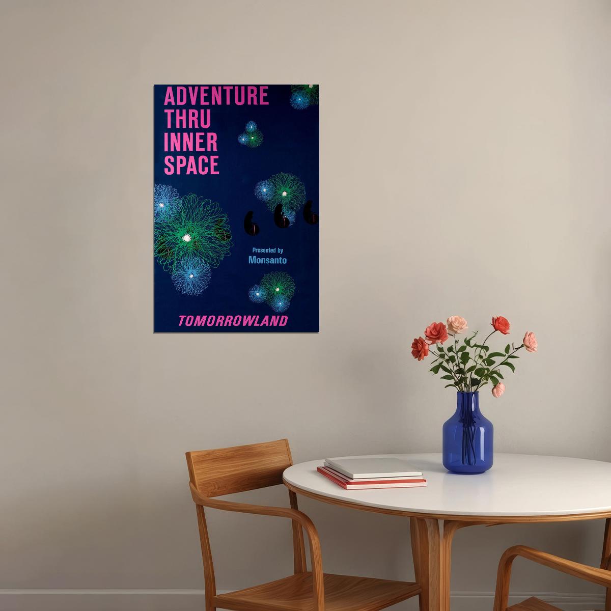 Adventure Thru Inner Space Tomorrowland Fun Center Poster Wall Art Print Home Wall Decor - xonomax