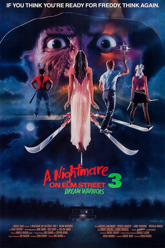 A Nightmare On Elm Street Usa Horror Movie Poster Wall Art Print Home Wall Decor - xonomax