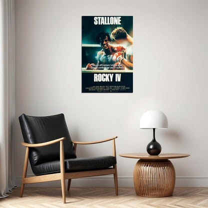 Rocky Iv Drama Sports Fight Movie Hot Film Poster Wall Art Print Home Wall Decor